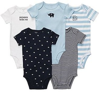 Carter's 5-pk. Blue Elephant Bodysuits - Boys newborn-24m