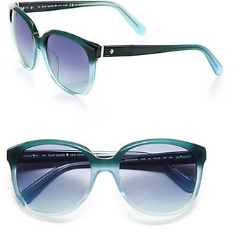 Kate Spade Bayleigh 55MM Modified Cat's-Eye Sunglasses