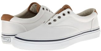 Sperry Striper CVO Salt-Washed Twill (White) Men's Lace up casual Shoes