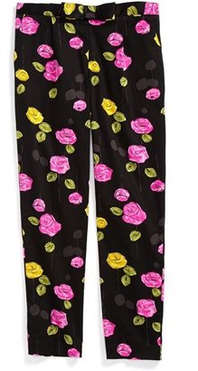Milly Minis 'Sally' Floral Print Pants (Toddler Girls, Little Girls & Big Girls)