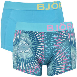 Bjorn Borg Men's Seasonal Solids 2 Pack Boxer Shorts