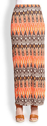 Joie Loni Printted Jersey Maxi Skirt