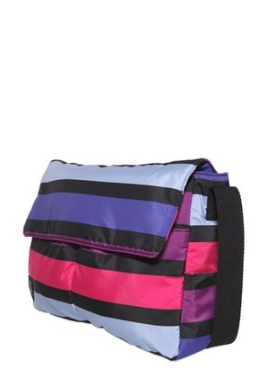 Striped Padded Nylon Changing Bag