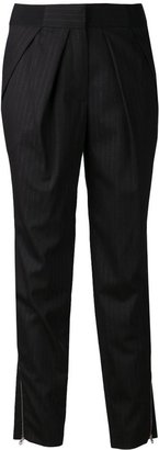 Yigal Azrouel pinstripe pleated trousers