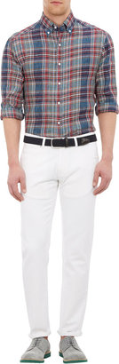 Michael Bastian Plaid Linen Shirt
