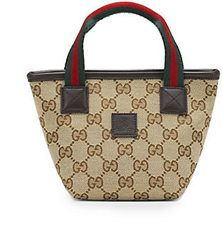 Gucci Girl's Small Signature Web Handbag