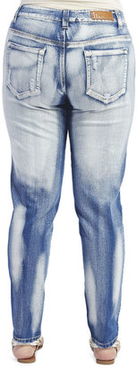 Wet Seal Dollhouse Destroyed Bleached Jeans