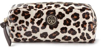 Tory Burch leopard print make up bag