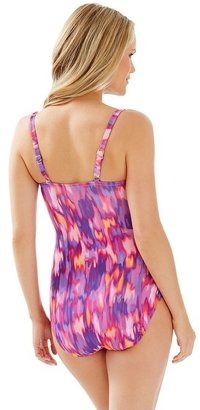 Chico's Taylor Shirred Tank One Piece Swimsuit