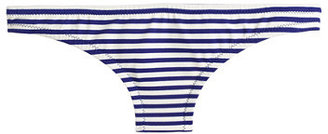 J.Crew Deck-stripe shrunken low-rider bikini bottom