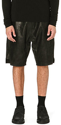 Rick Owens Leather shorts - for Men