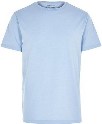 River Island Blue crew neck t-shirt