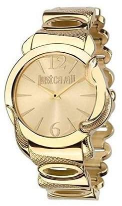 Just Cavalli Women's R7253576501 Eden Ion-Plated Coated Stainless Steel Sunray Dial Watch