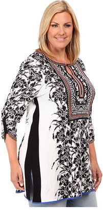 Nic+Zoe Plus Size Road To Riches Tunic Top