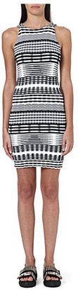 Opening Ceremony Jagged Lines sleeveless knit dress