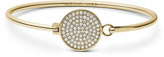 Michael Kors Pave-Crystal Tension Bracelet, Golden