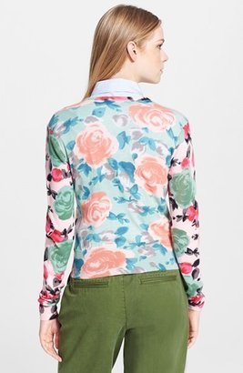 Marc by Marc Jacobs 'Jerrie Rose' Mixed Print Cardigan