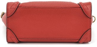 Celine Authentic Pre-Owned Red Nano Luggage