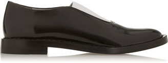 Alexander Wang Darla two-tone patent-leather loafers