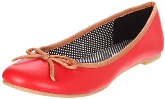Chinese Laundry Women's Get Down Hudson P Ballet Flat, Red, 8 M US
