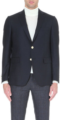 Etro Hopsack Gold-Button Wool Jacket - for Men