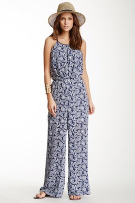 Romeo & Juliet Couture Printed Pleated Jumpsuit