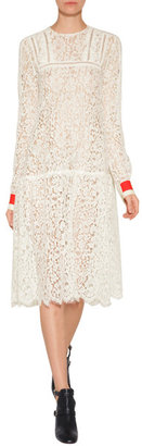 Preen by Thornton Bregazzi Lace Dress with Contrast Cuffs Gr. S