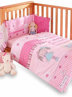 Clair De Lune My Dolly Cot/Cotbed Quilt And Bumper Set