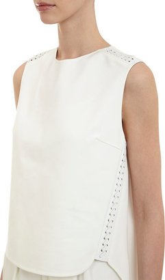 3.1 Phillip Lim Dress with Stitched Leather Panels