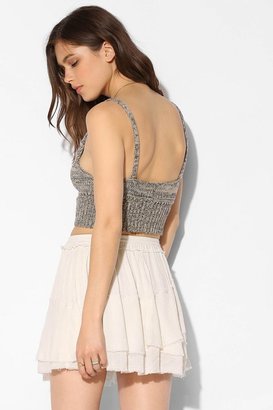 Urban Outfitters Ecote Dane Tiered Gauze Mini Skirt