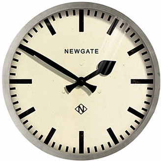 Newgate Putney weathered metal wall clock