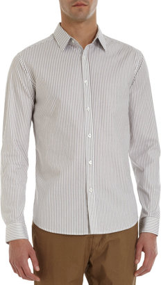 Theory Striped Button Front Shirt