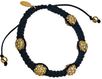 Shamballa Devora Libin Jewels Paula Black and Gold Pave Bracelet