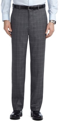 Brooks Brothers Madison Fit Plaid with Blue Deco Golden Fleece® Suit