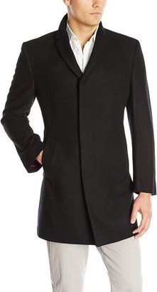 Kenneth Cole New York Men's Elan Wool Top Coat Black 44 Regular