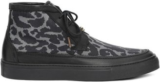 Alexander McQueen Chris Chukka Leopard Sneakers