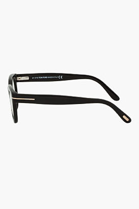 Tom Ford Black Thick Frame FT5178 Cat Eye Glasses