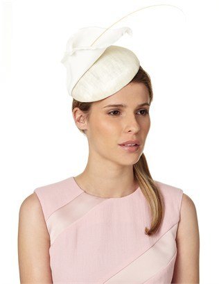 Robyn Coles Millinery Ivory Sinamay Lily Beret