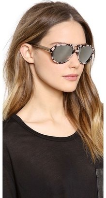 Stella McCartney Mirrored Aviator Sunglasses
