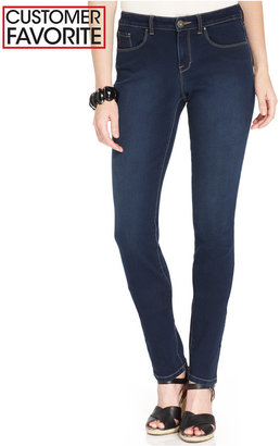 Style&Co. Curvy-Fit Tummy-Control Skinny Jeans, Wave Wash
