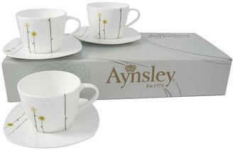 Aynsley Daisychain six teacup & saucer set
