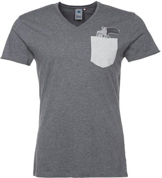 Japan Rags Print Tshirt grey