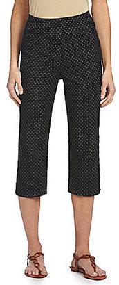 Westbound PARK AVE fit Dotted Capri Pants