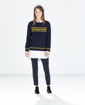 Zara 29489 Jacquard Sweater