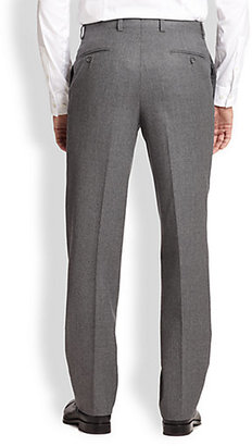 Saks Fifth Avenue Wool Flannel Trousers