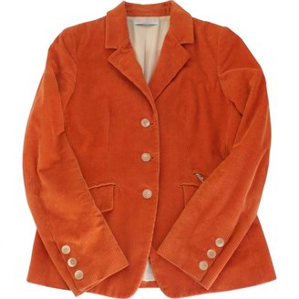 Malo Orange Cotton Jacket