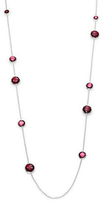 Ippolita Wonderland Harlow Mother-Of-Pearl, Clear Quartz & Sterling Silver Lollipop Doublet Station Necklace