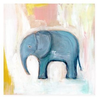 Wild Watercolor Canvas Wall Art (Elephant)