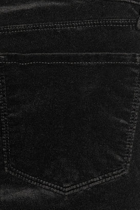 J Brand Super Skinny mid-rise velvet jeans