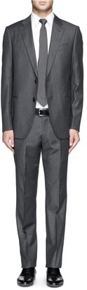 Armani Collezioni Check wool suit